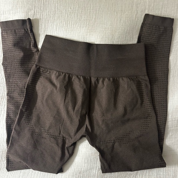Gymshark Vital Seamless 2.0 Leggings - Espresso Marl - Medium - Picture 7 of 8